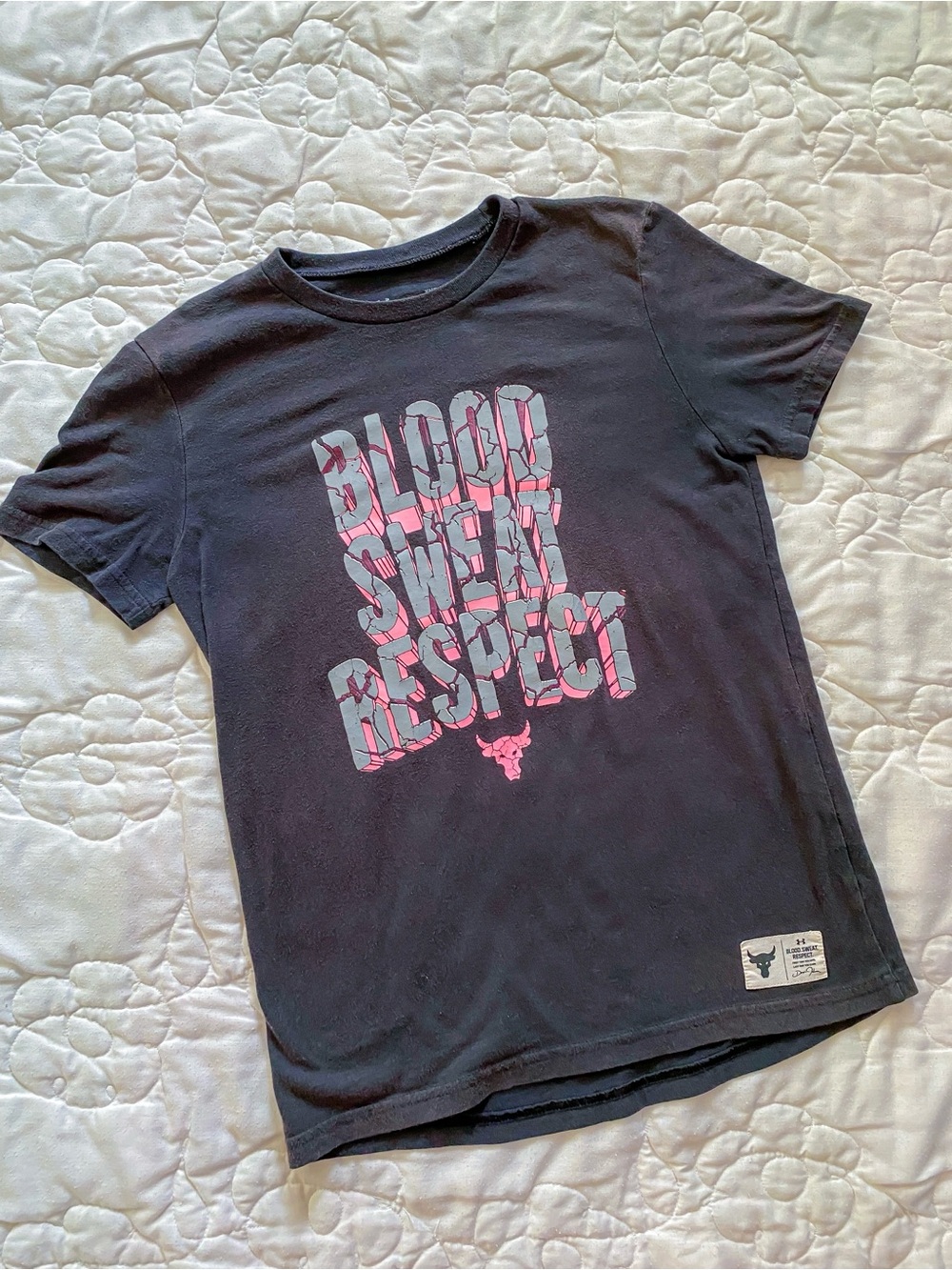 Black "Blood Sweat Respect" Graphic Tee